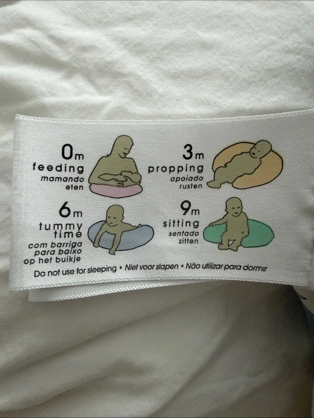 Boppy Pillow with Elephant Animal Print Cover – Baby Feeding & Support